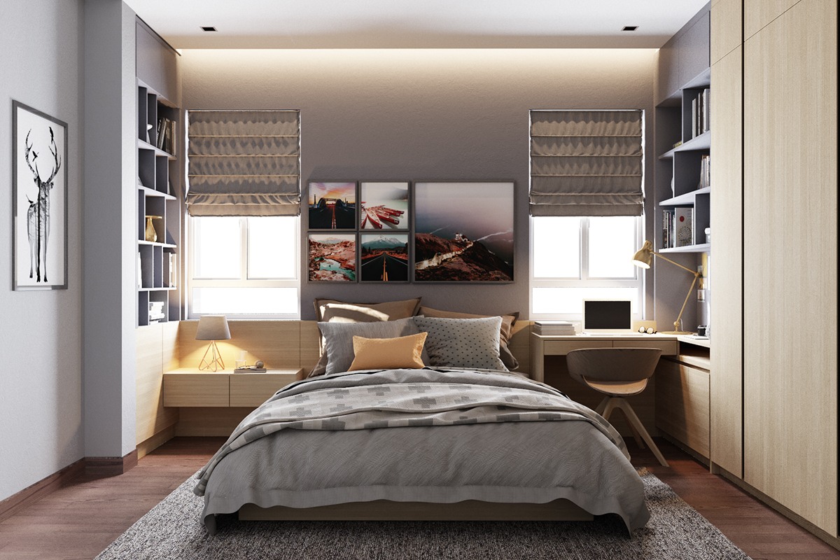 Small Bedroom Designs By Minimalist and Modest Decor Which Very Suitable To Apply In 2016