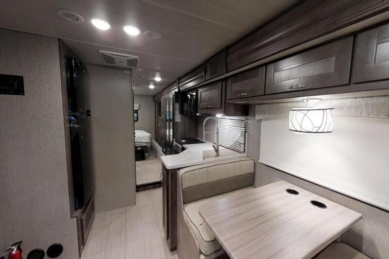 Bunk beds added to toy hauler garages. 5 Amazing Class C Rvs With Bunk Beds Rvblogger Algulf