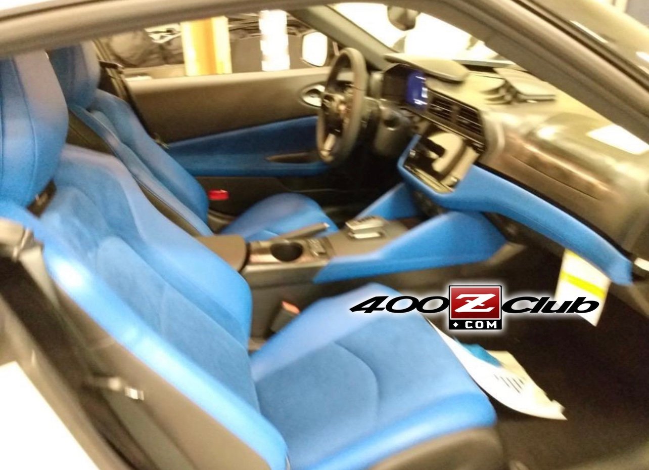 2022 Nissan 400Z sighted again with blue interior