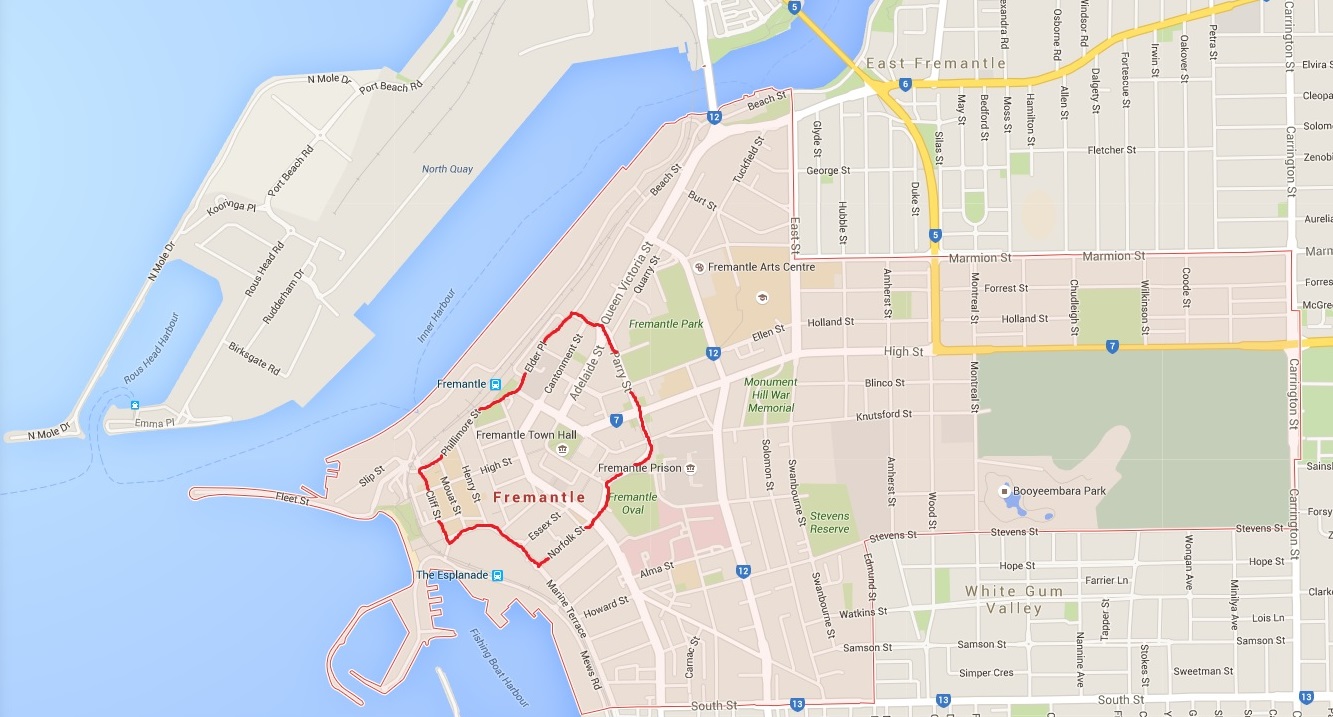 Notre dame fremantle map pdf Australia examples Cognitive.