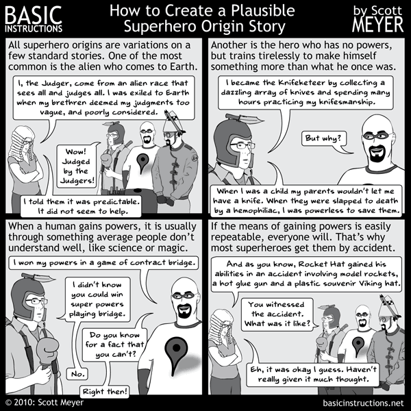 How to Create a Plausible Superhero Origin Story
