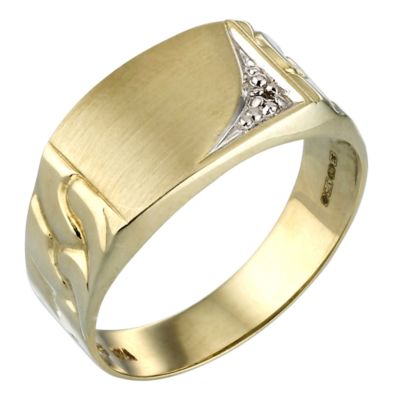 9ct Gold Diamondset Ring H.Samuel