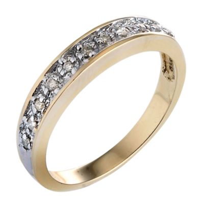 9ct Gold Carat Eternity Ring H.Samuel