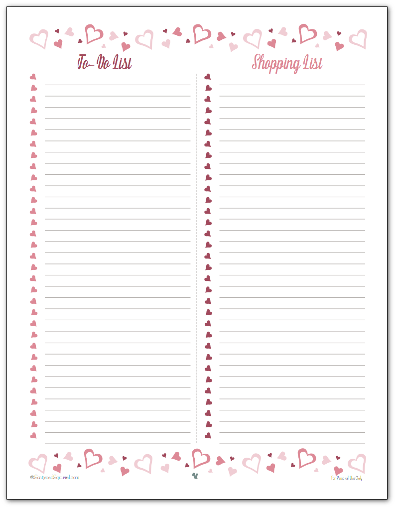 Have Some Valentine Fun with Valentine's Day Planner