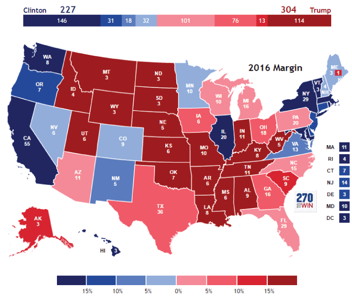 An Extremely Detailed Map of the 2016 Presidential.