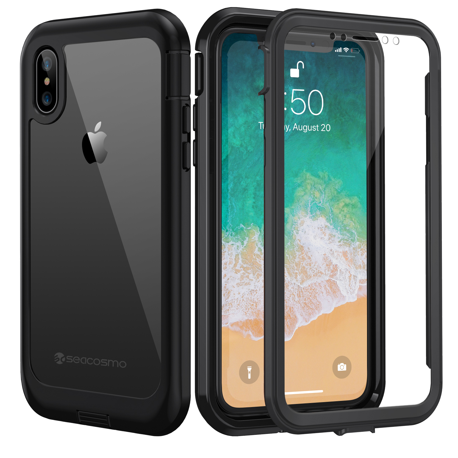 Seacosmo iPhone X Case, iPhone XS Phone Case, Shockproof