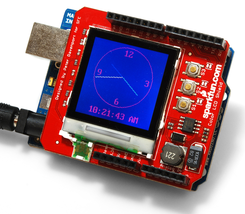 Color LCD Shield Quickstart Guide SparkFun Electronics