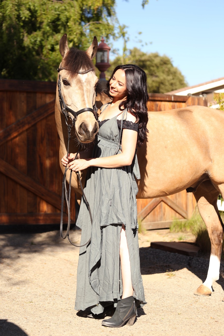 Harvesting garlic at the crouch ranch. Britt Sabbah Pony Power And Spreading Joy Sidelines Magazine