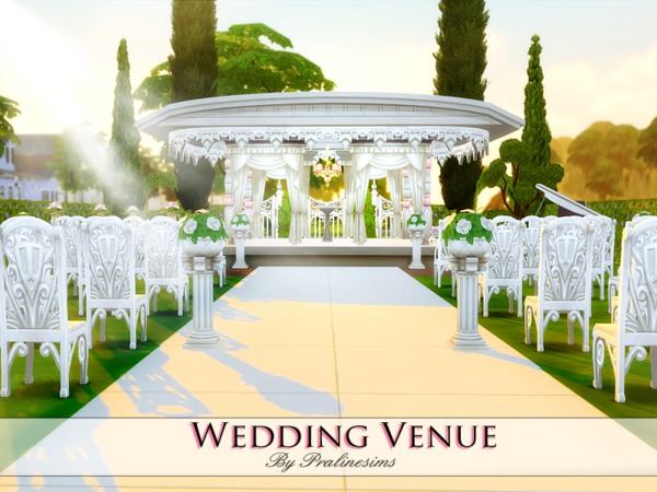 Wedding Venue by Pralinesims at TSR » Sims 4 Updates