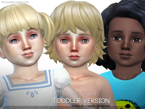 Mineral Skin TODDLER VERSION by Pralinesims at TSR » Sims 4 Updates