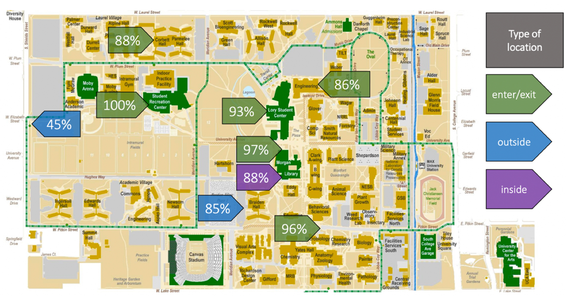 Colorado State Campus Map(05)