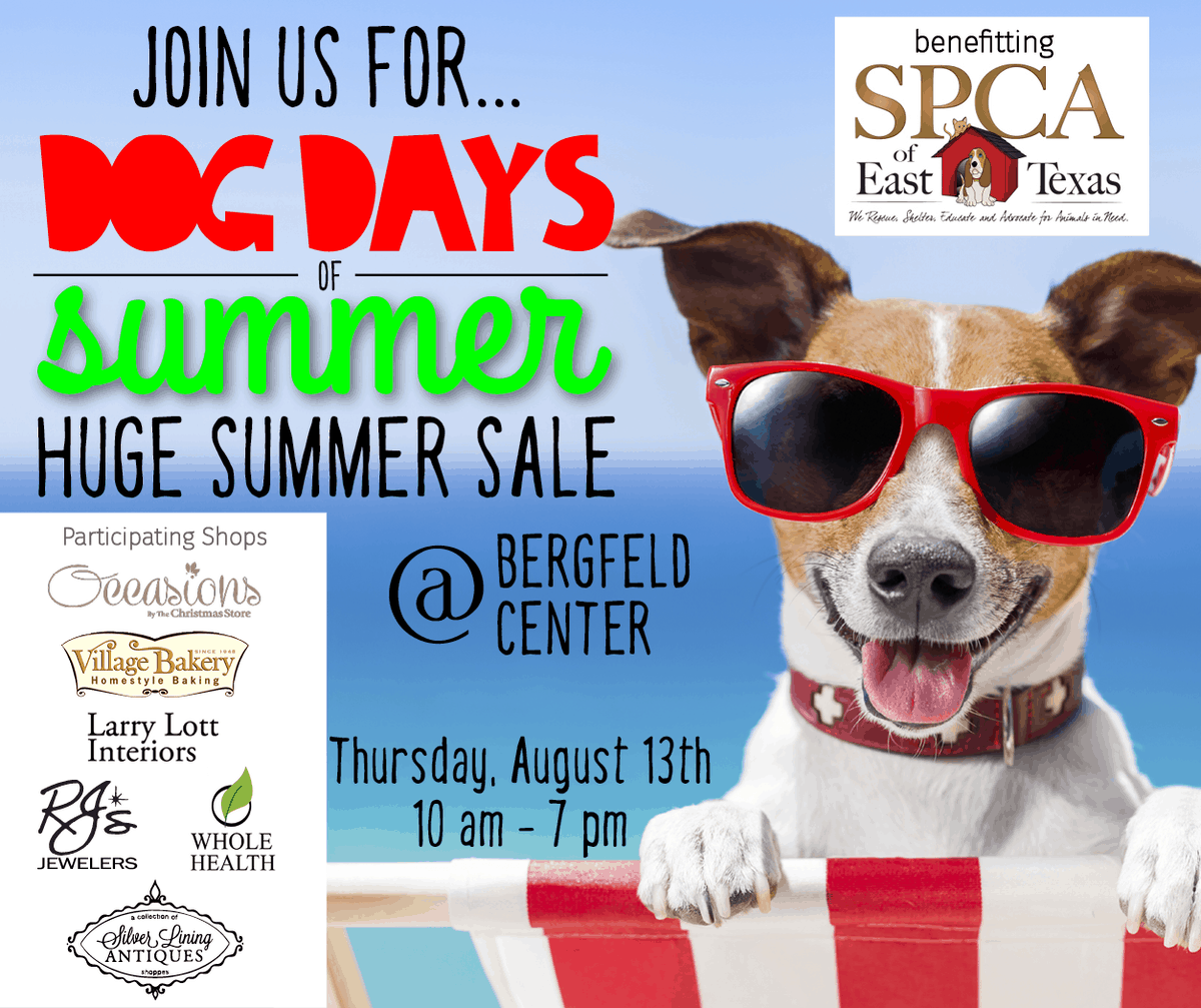 Dog Days of Summer SPCA of East Texas
