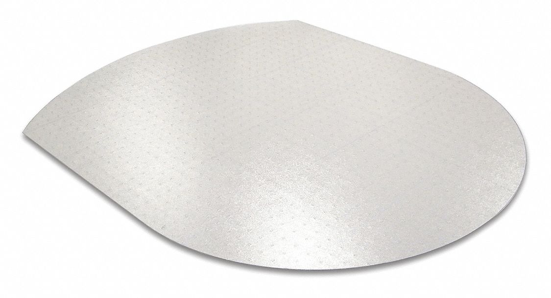 FLOORTEX Contoured Chair Mat, Clear, For Carpet with