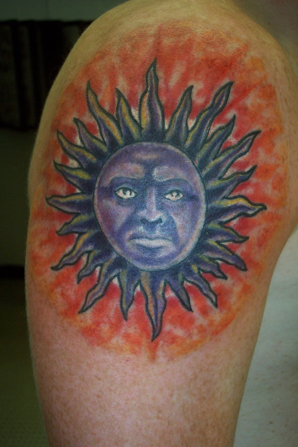 SUN COVER UP tattoo