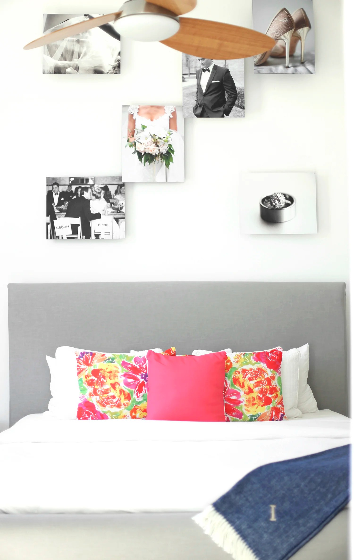 Floating Gallery Wall + Home Decor with Tiny Prints — DIY