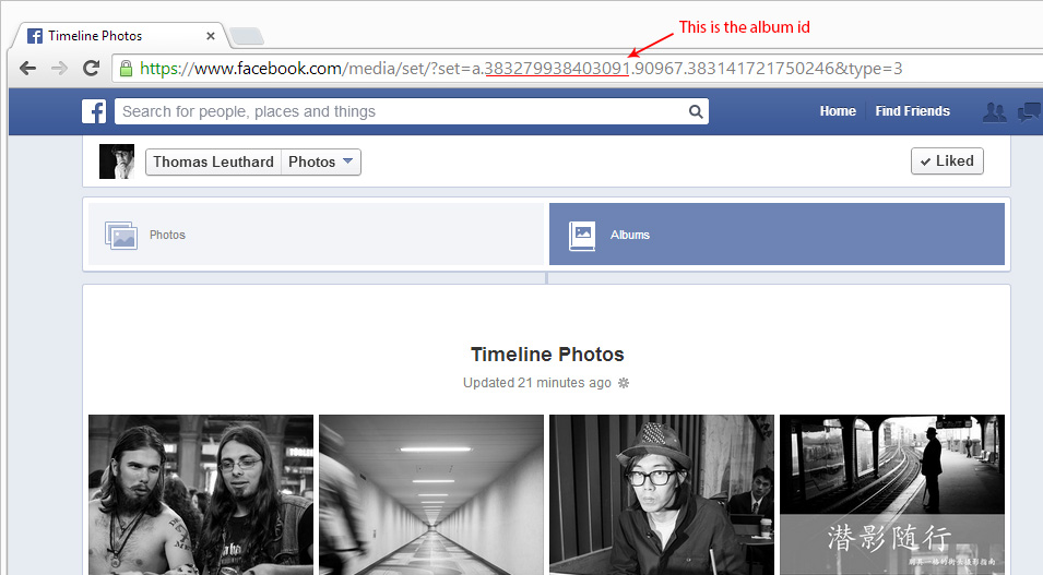 How to find your Facebook album ID Averta Support Center