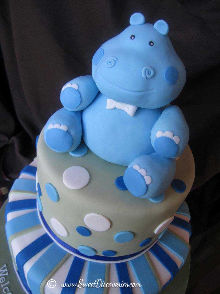 Hippo Baby Shower Cake Sweet Discoveries