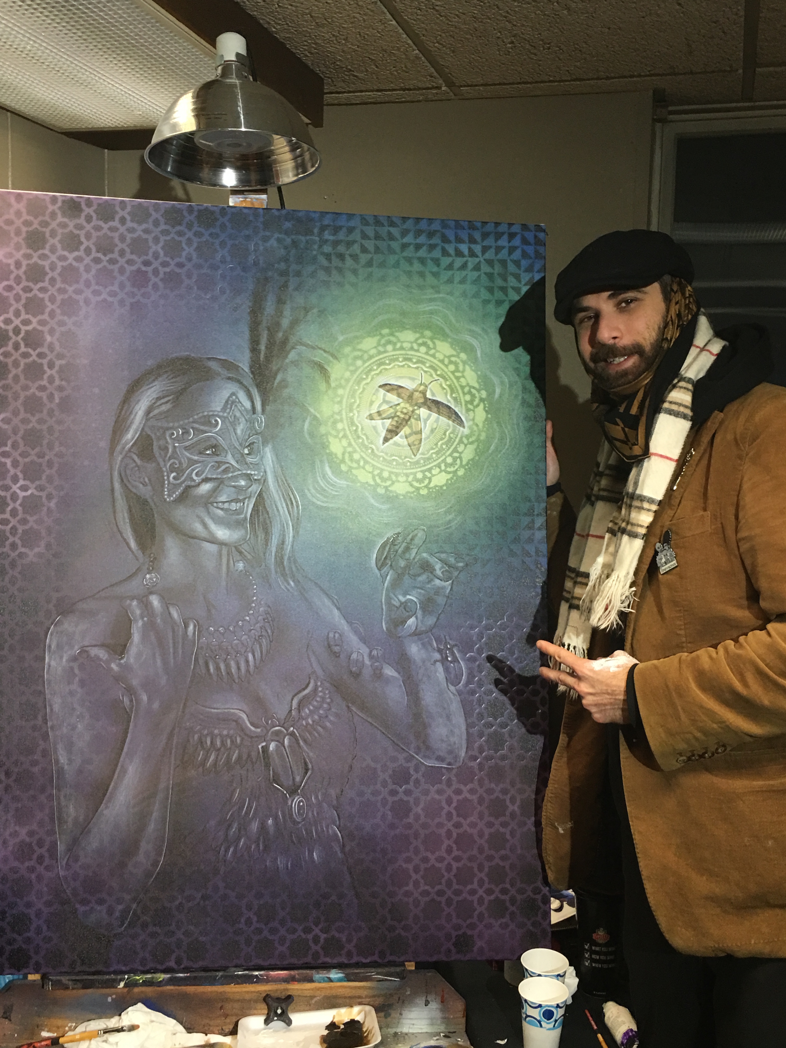 Seth Leibowitz, Painter Of Original Tattoo Masquerade® Artwork. 4032_x_3024_jpg