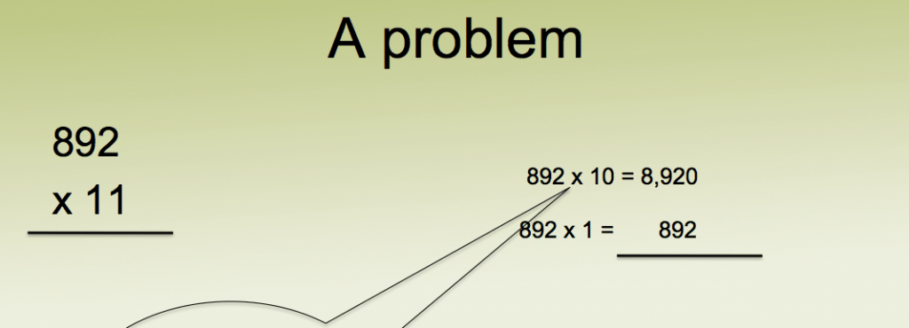 Teaching 2digit multiplication and estimation