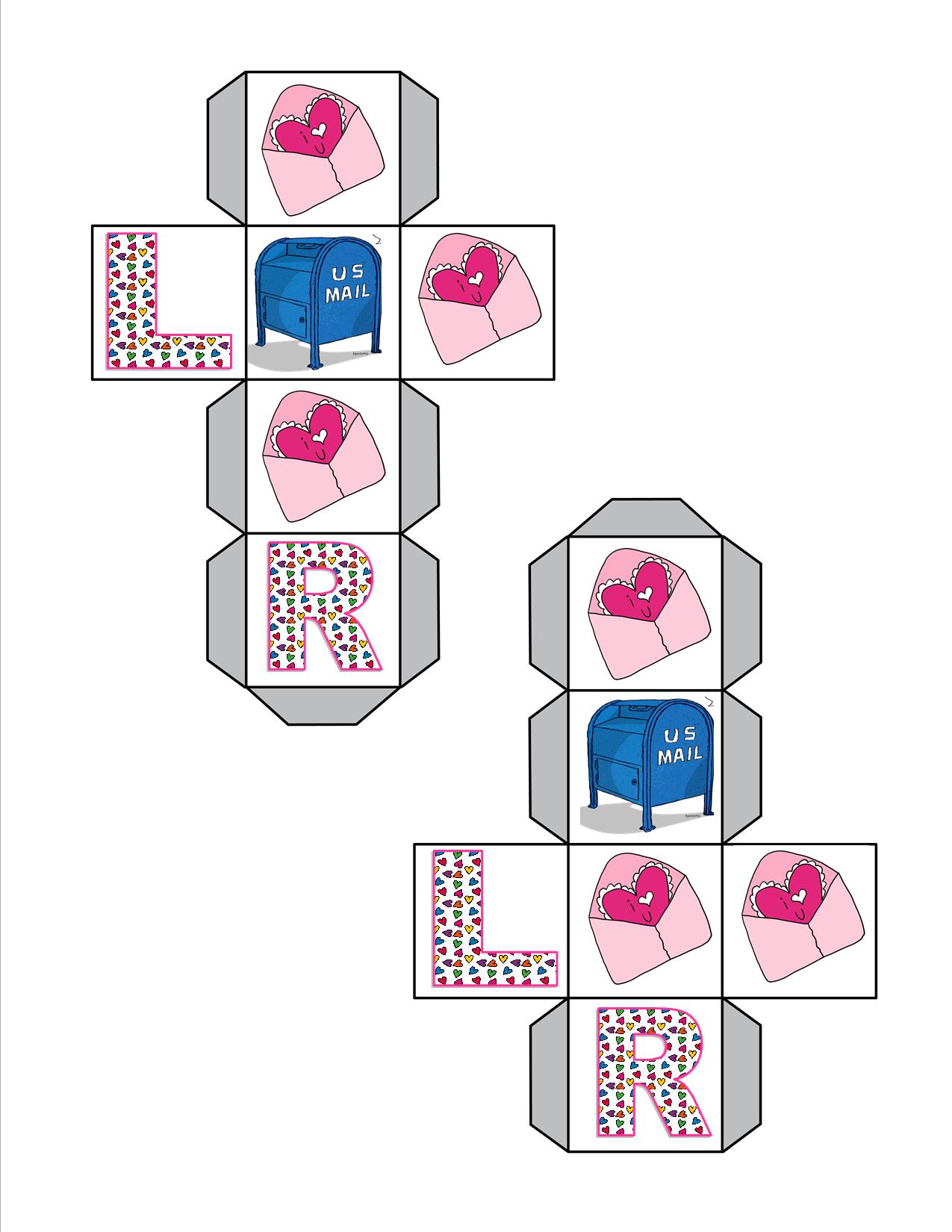 Left, Right, Post Office (center) Dice Game!!! Teaching