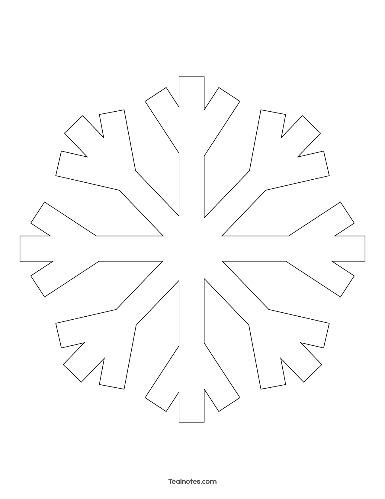 178+ Christmas Snowflake Templates – Free Printable Word, PDF,.