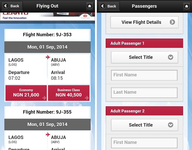 Using The Dana Air Mobile App To Book And Manage Flights
