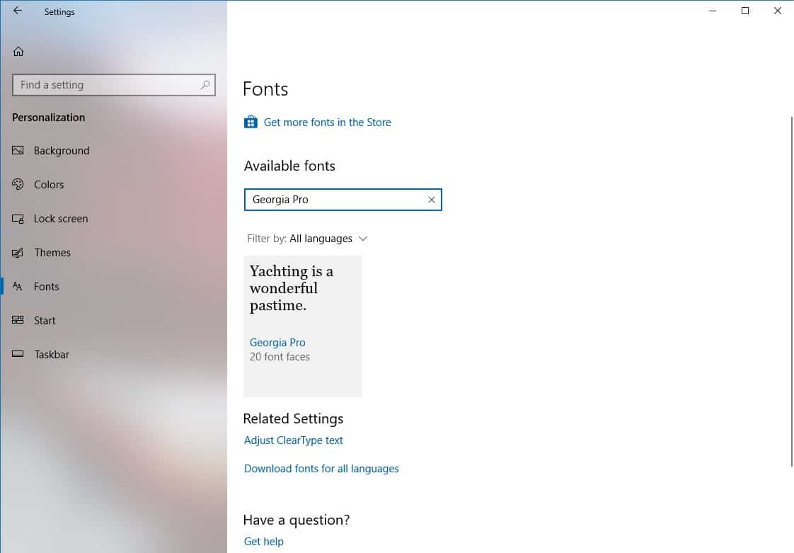 How to Install and Uninstall Fonts in Windows 10 Technastic