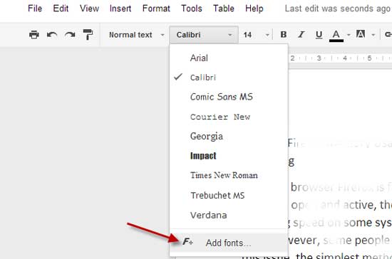 How to Add Over 450 New Fonts to Google Docs techtrickz