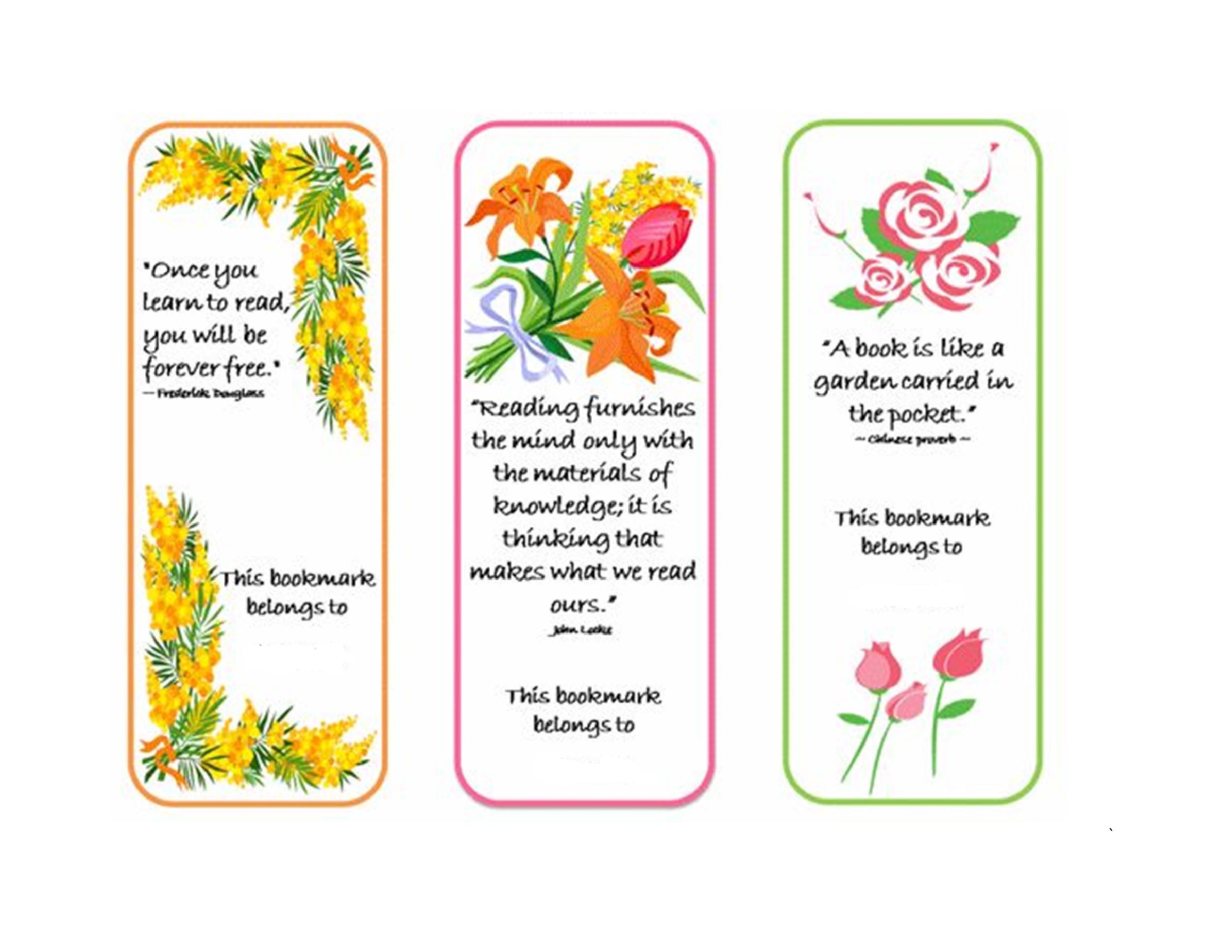 50 Free Printable Bookmark Templates ᐅ TemplateLab