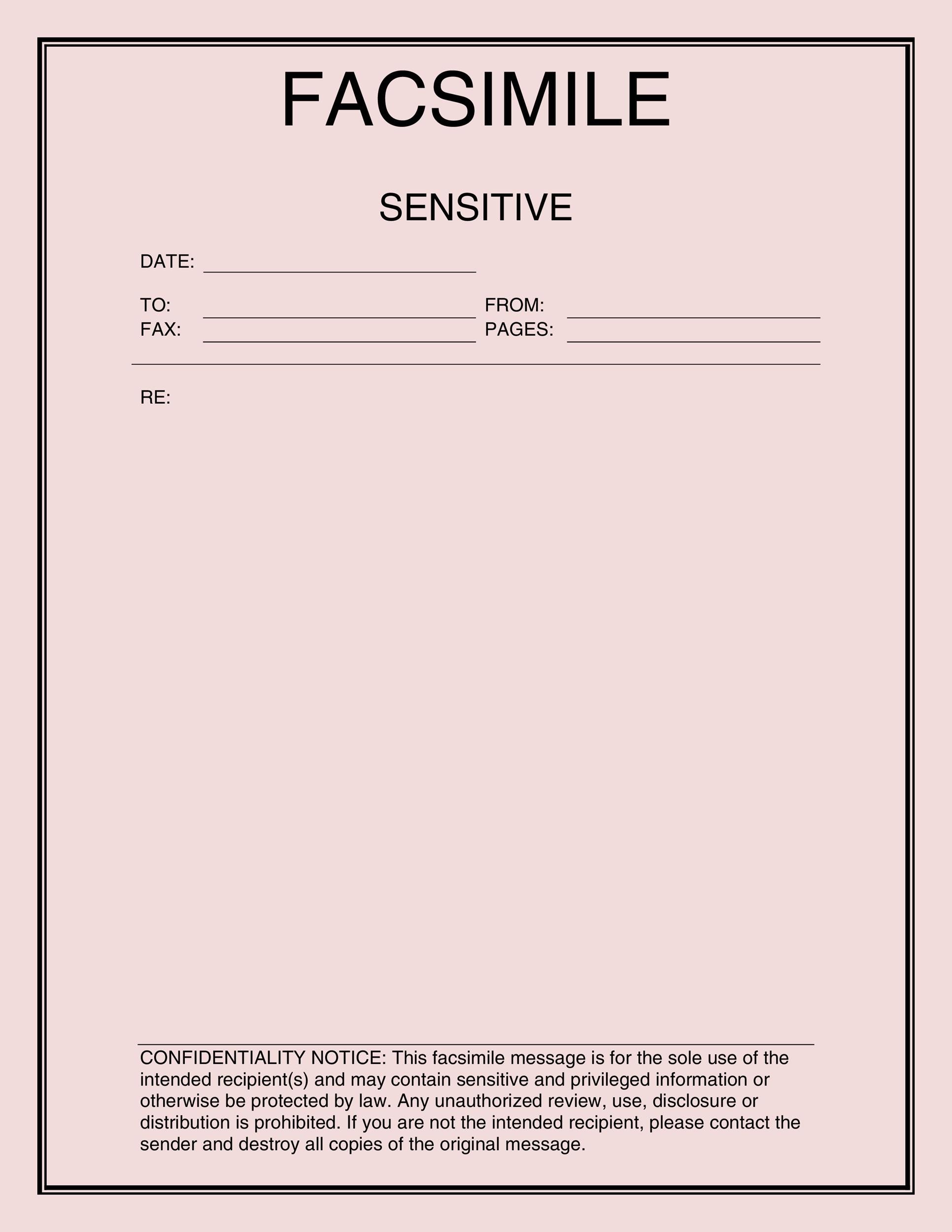 10 Printable Fax Cover Sheet Templates ᐅ TemplateLab
