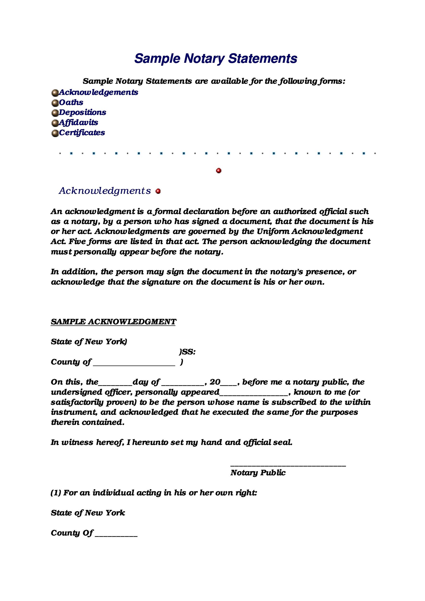 30+ Professional Notarized Letter Templates ᐅ TemplateLab