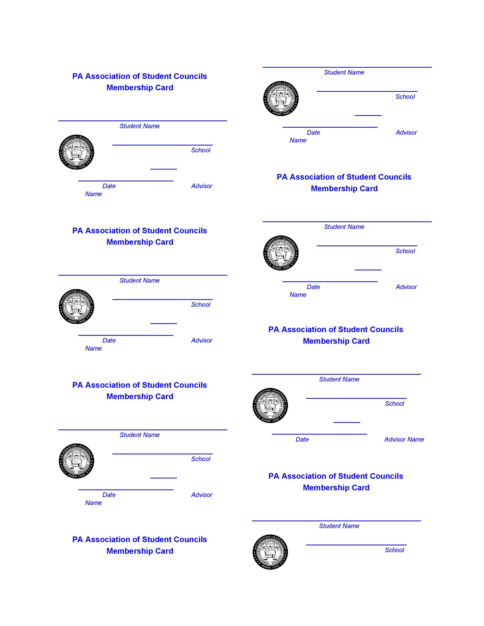25 Cool Membership Card Templates & Designs (MS Word) ᐅ TemplateLab