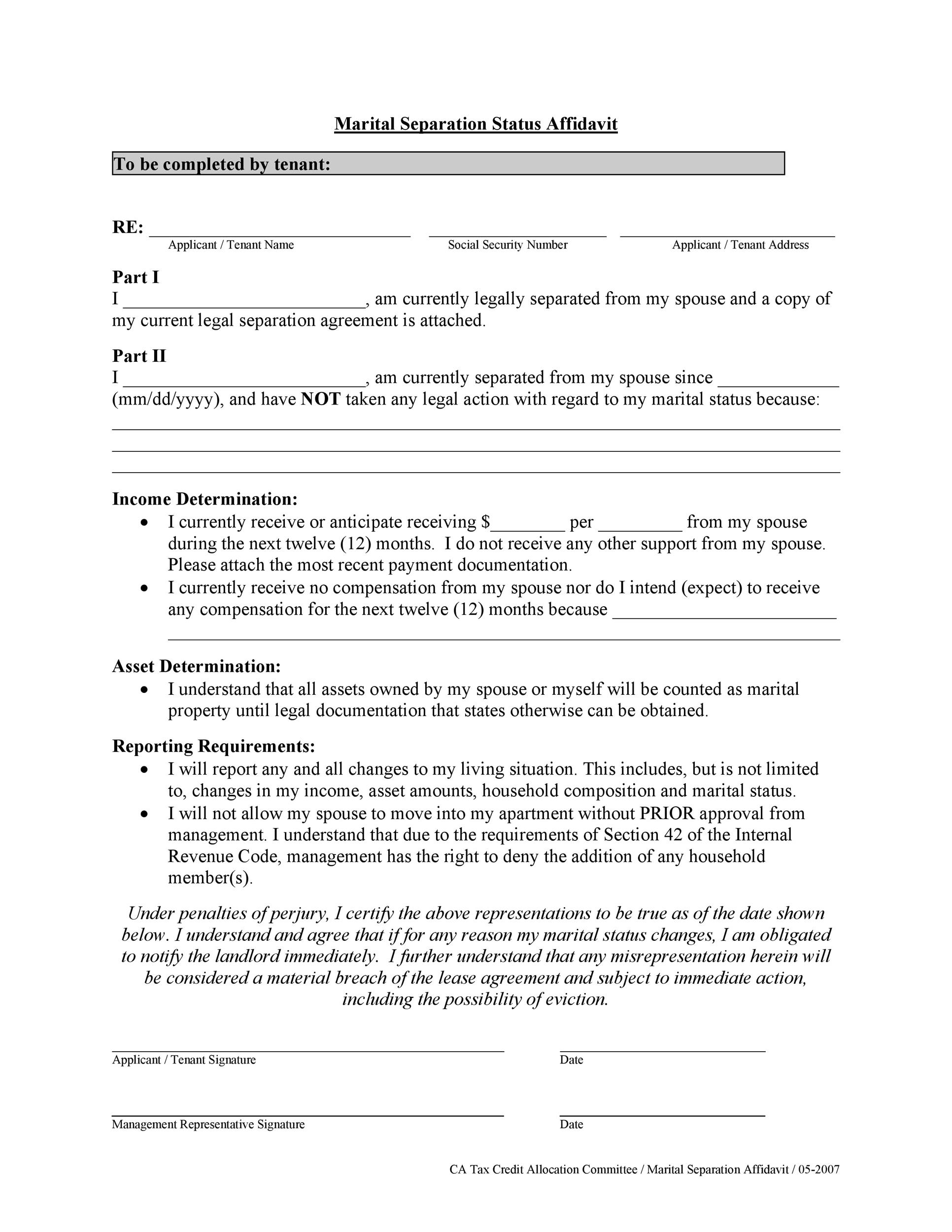 Separation Agreement Nj Template Master of Documents