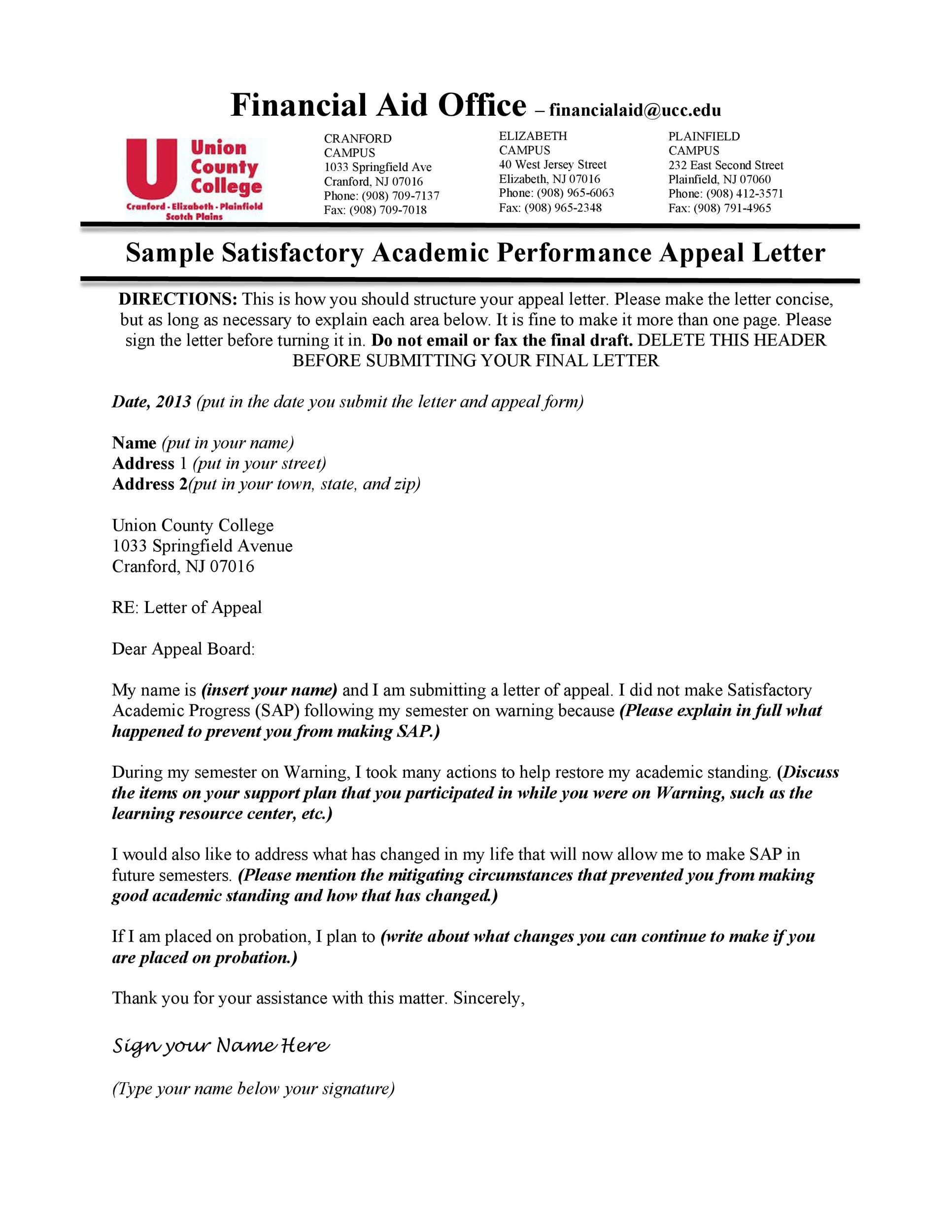 😍 How to type an appeal letter. Writing an Appeal Letter