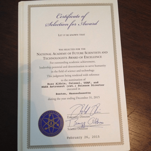 Students invited to the The National Academy of Future Scientists and