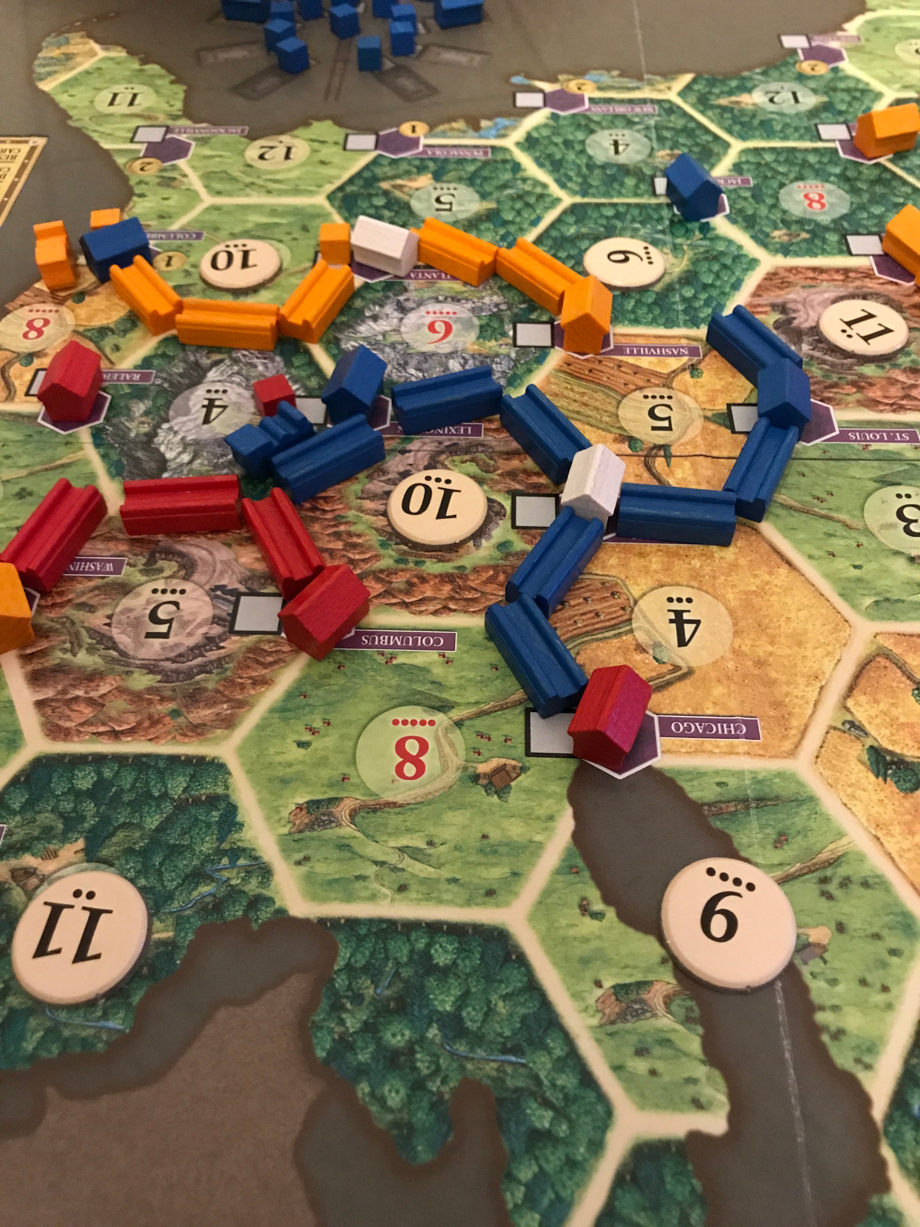 Settlers of America Trails to Rails Board Game Review The End