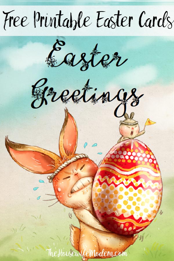 Create and Print Free Printable Easter Cards at Home