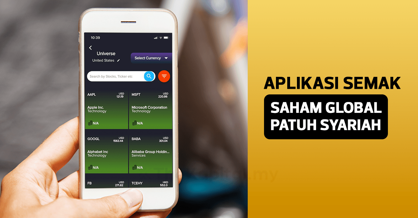 Aplikasi Untuk Tentukan Saham Patuh Syariah Di Pasaran