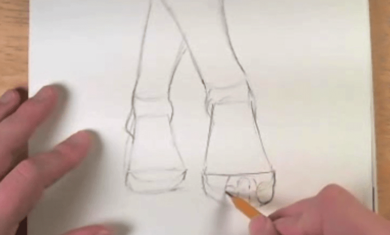 How To Draw Feet