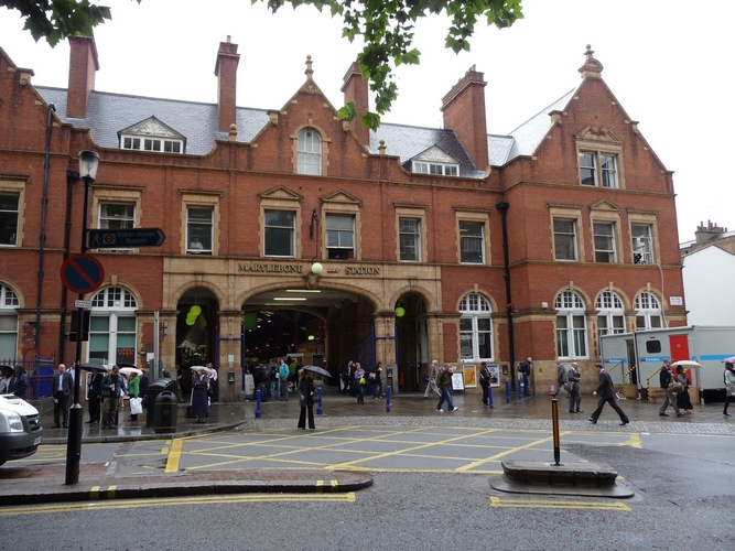 To Discover Ice London Monopoly (10) Marylebone Station.