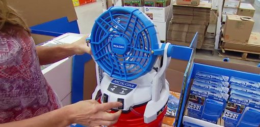 Arctic Cove Cordless Misting Fan Today's Homeowner