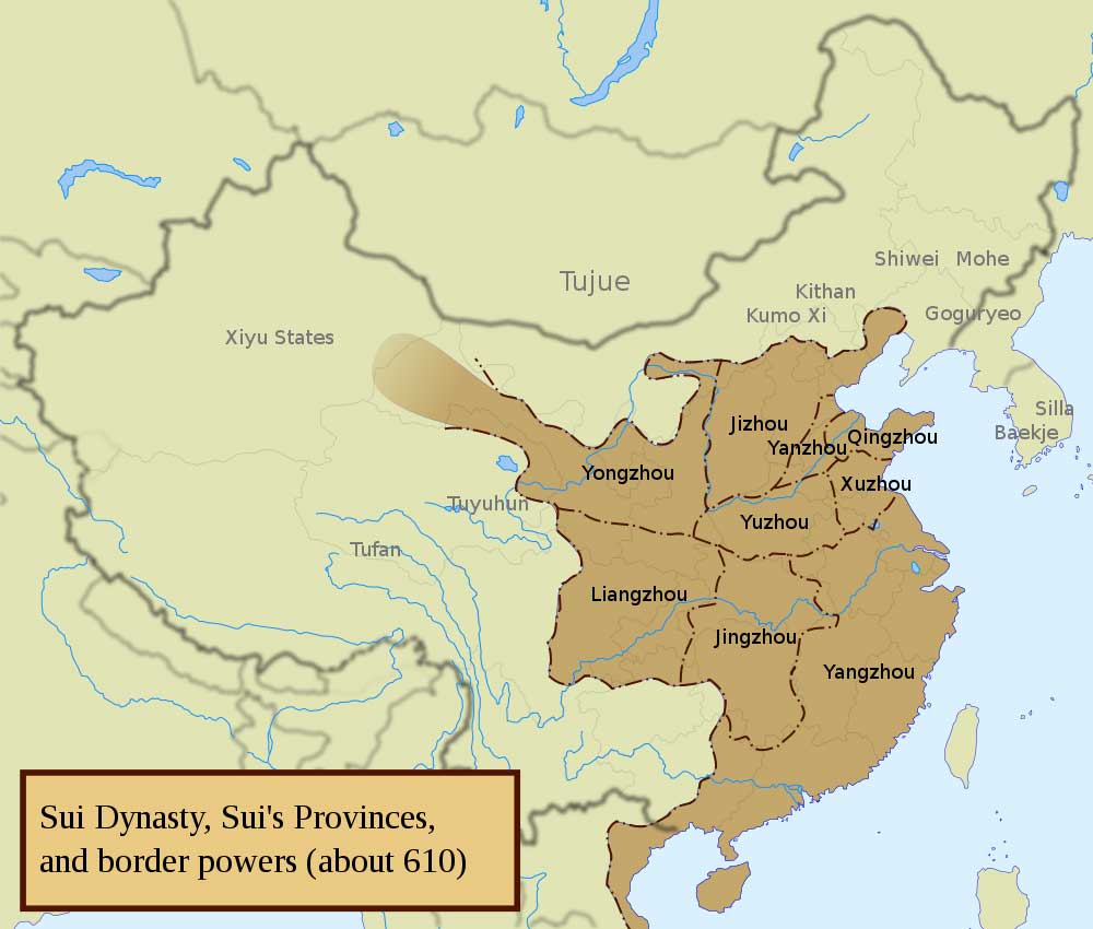 Sui Dynasty (581618) Chinese History Imperial China Facts