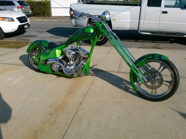Green Kendall Johnson Custom Totally Rad Choppers