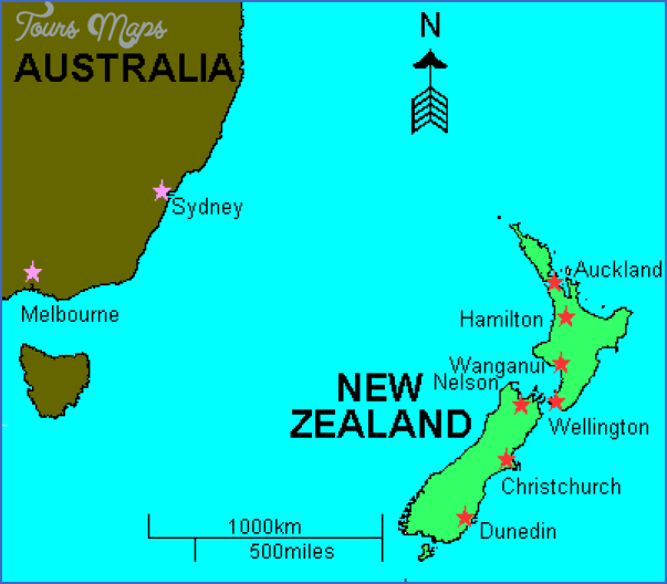 New Zealand Location On Map