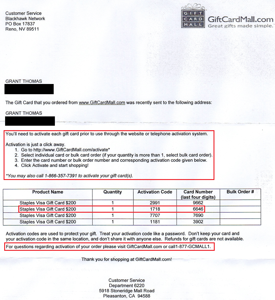 GCM Activation Codes