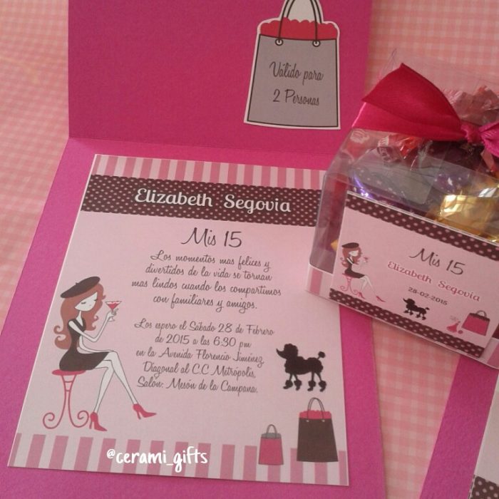 Originales ideas para una invitación de XV años y eventos