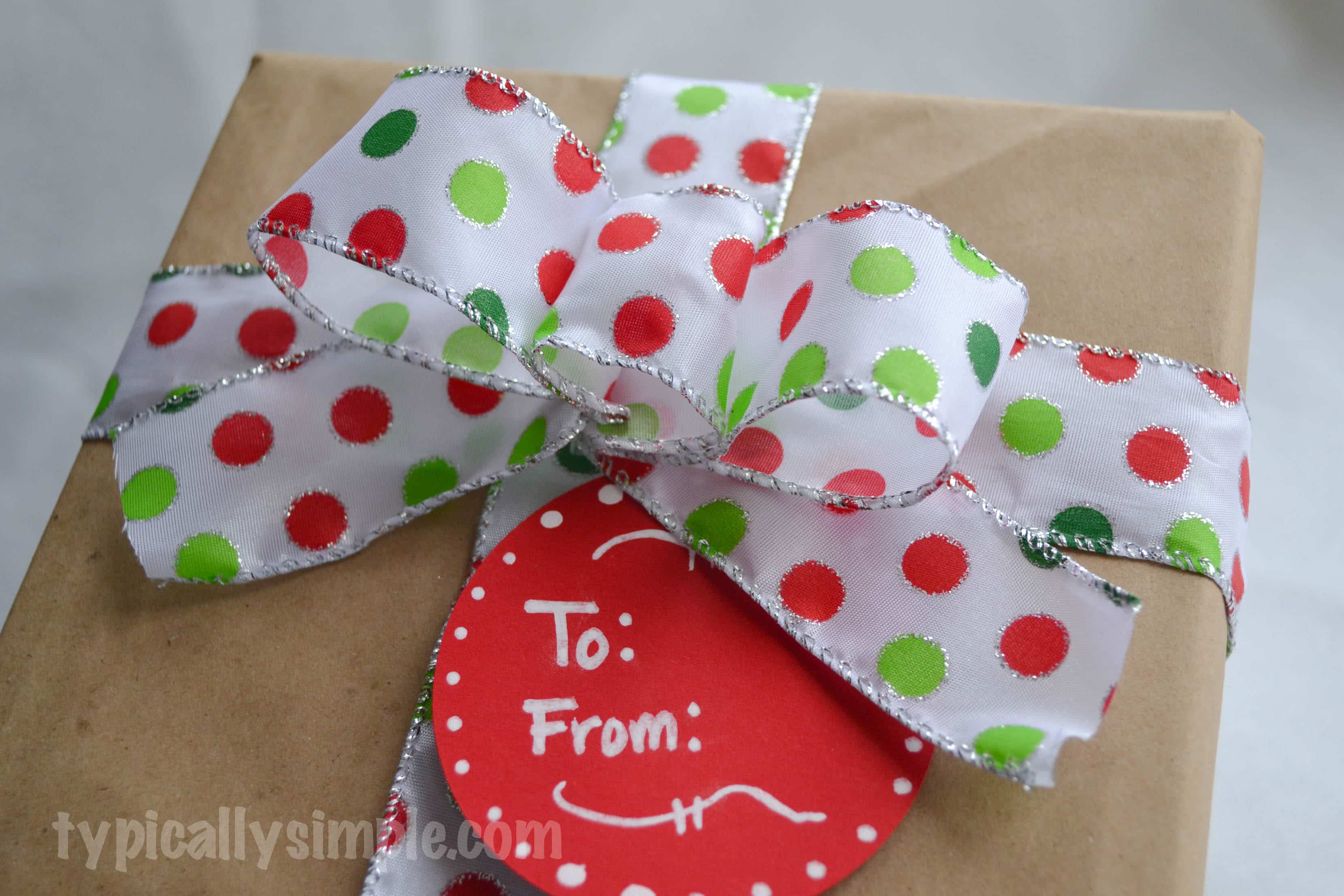 How to Make a Simple Gift Bow Typically Simple