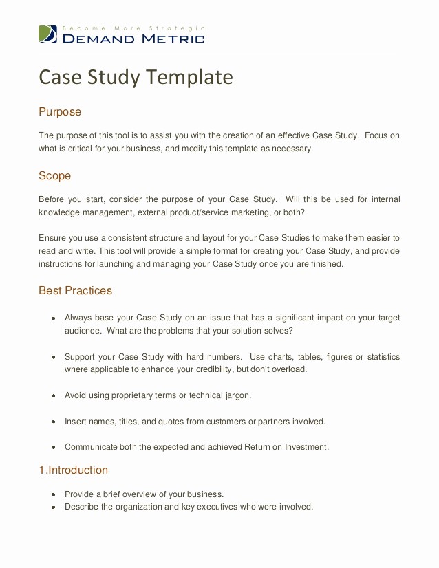 Example Of Apa Format Case Study Shouldirefinancemyhome