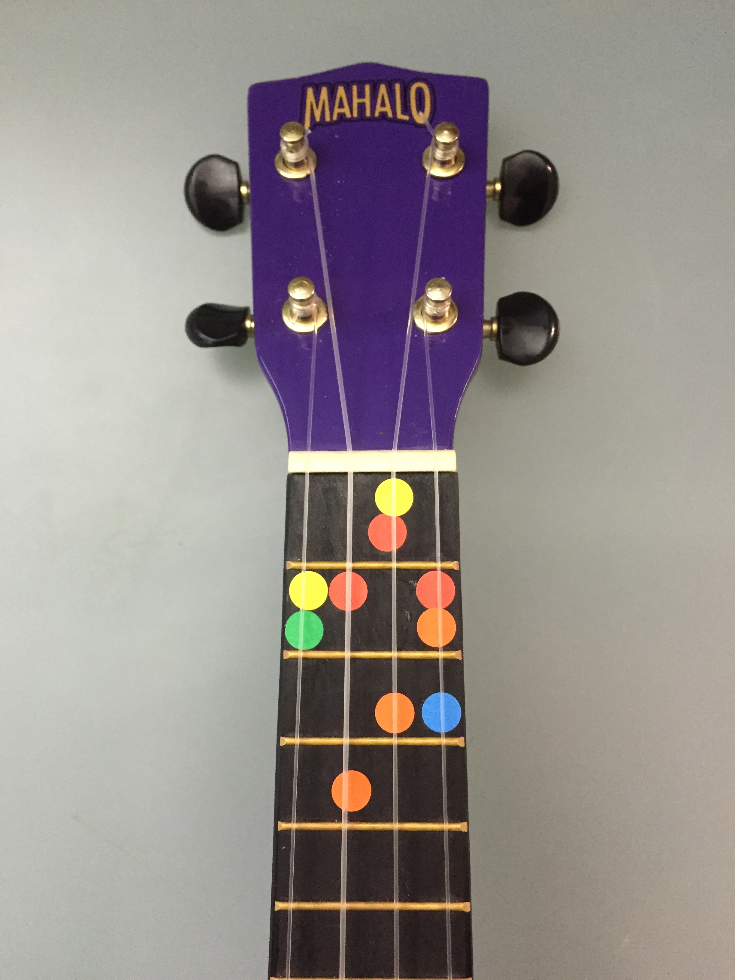 Coloured Coded Ukulele Uke Can Do It Uke Can Do It