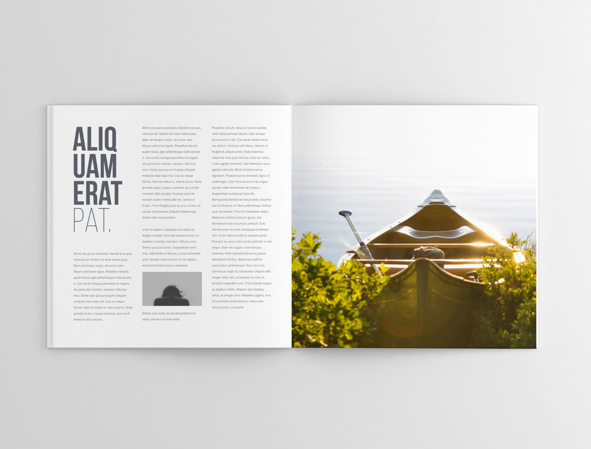 Free Square Magazine Mockup (PSD)